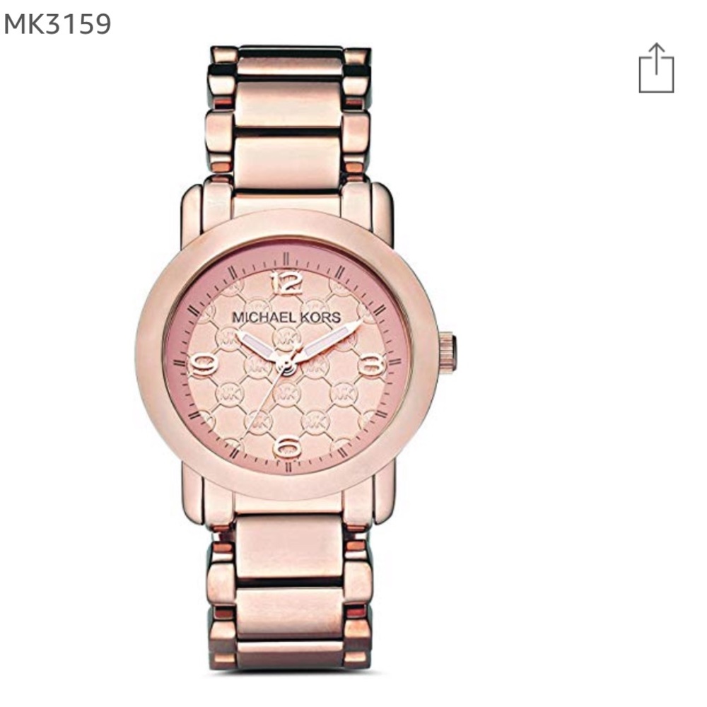 Michael Kors Rose Gold Stainless Steel Watch